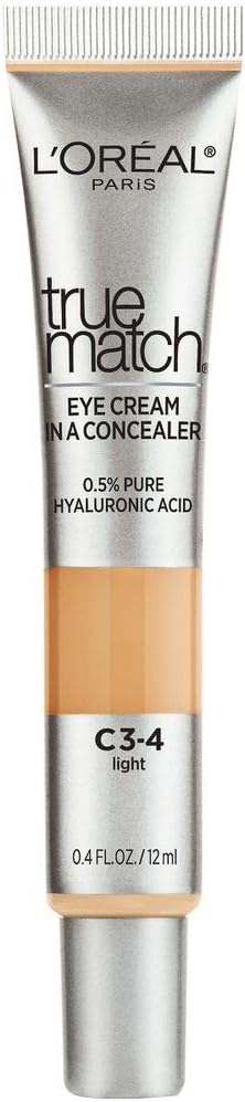 L’Oréal Paris True Match Eye Cream Concealer, Formulated With 0.5% Hyaluronic Acid