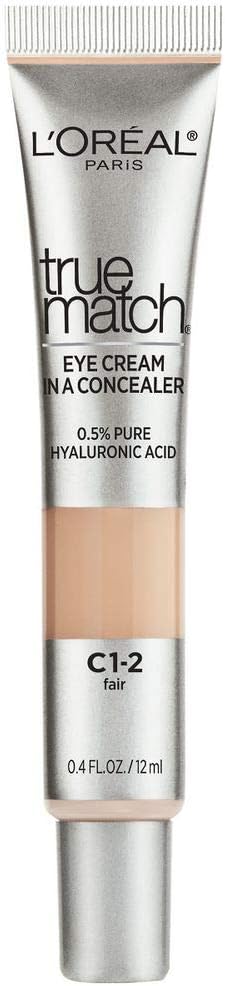 L’Oréal Paris True Match Eye Cream Concealer, Formulated With 0.5% Hyaluronic Acid