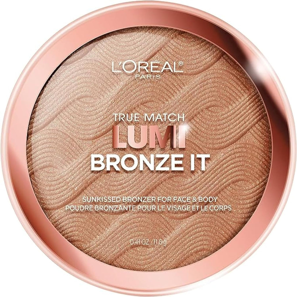 L’Oréal Paris True Match Lumi Powder Bronzer, Bronze It, for Face and Body